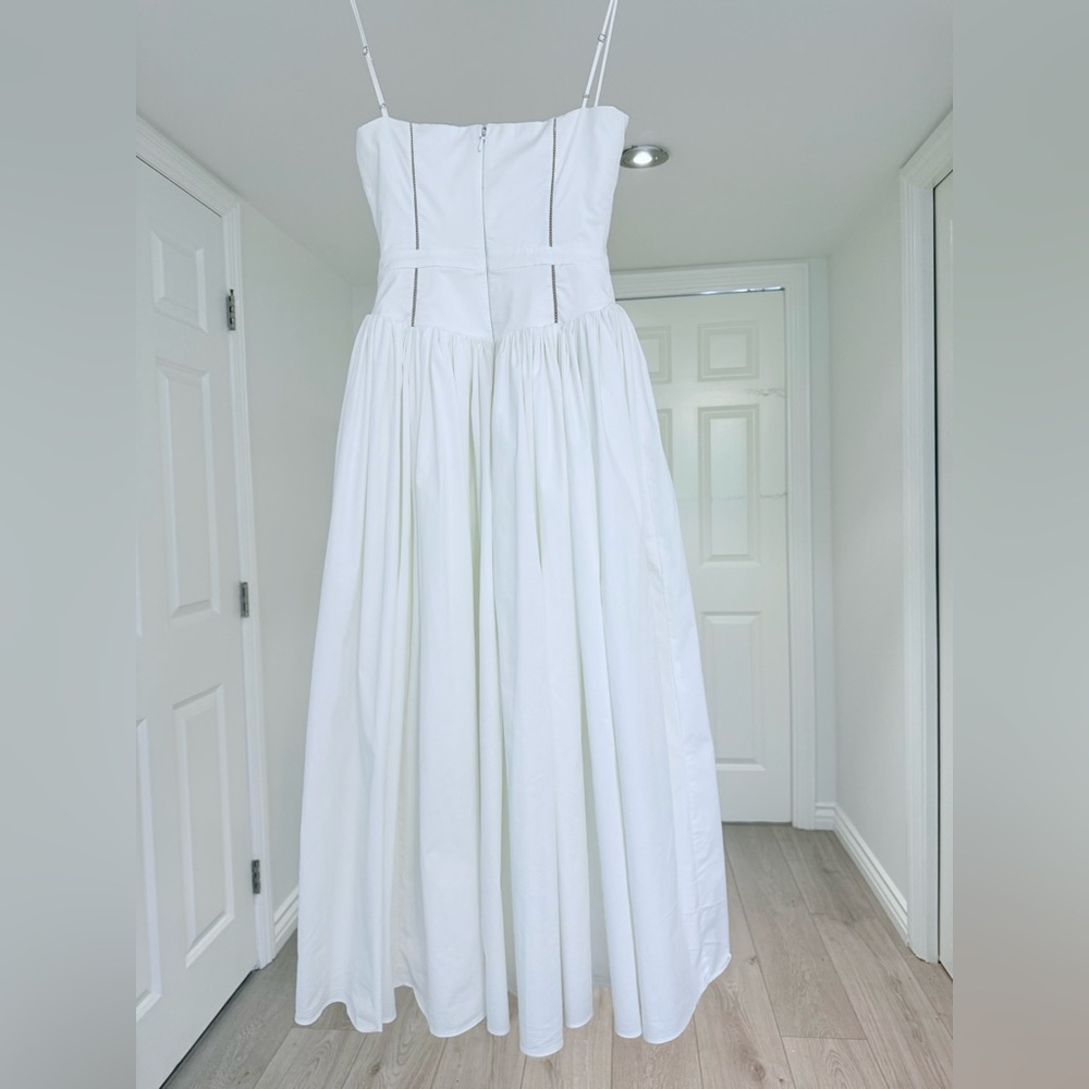 House of CB Ysabella White Midi Dress Regular Cup A-C - Picture 2 of 8